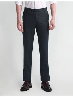 Arrow - Blue Tapered Fit Dobby Trousers