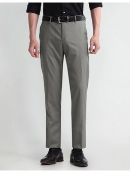 Arrow - Grey Mid Rise Dobby Trousers