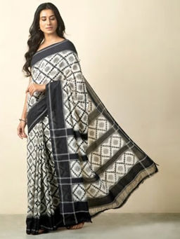 Fabindia - Cotton Ikat Weave Sari