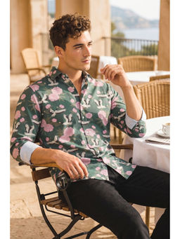 Simon Carter - Green Casual Shirt