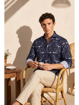 Simon Carter - Navy Blue Casual Shirt