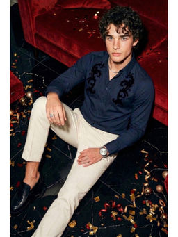 Simon Carter - Navy Blue Shirt
