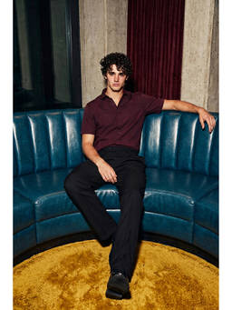 Simon Carter - Maroon Casual Shirt