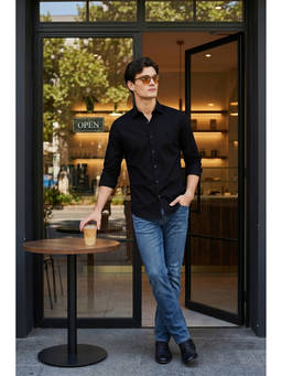 Simon Carter - Men Black Shirt