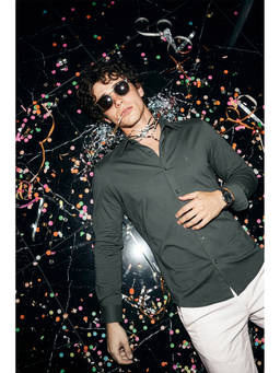 Simon Carter - Men Grey Shirt
