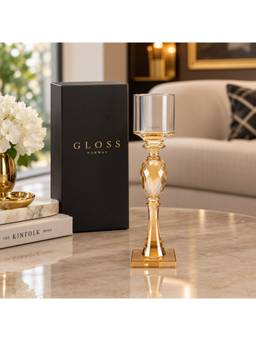 Gloss - PILLAR CANDLE HOLDER-SMALL