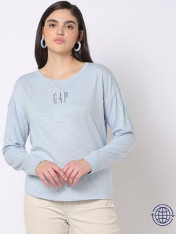 GAP - Logo Print Full Sleeves T-Shirt