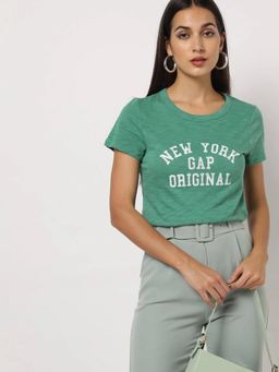 GAP - Typographic Printed Slim Fit T-Shirt