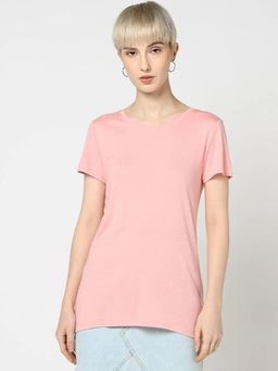 GAP - Peach Relaxed Fit Round Neck T-Shirt