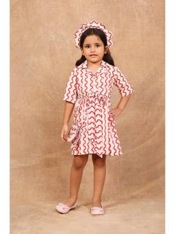 THE RIGHT CUT - White Whispering Waves Dress