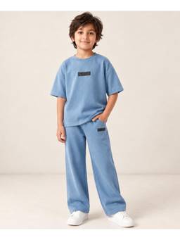 ANTHRILO - Essential Minimal Matter Blue Boys Co-Ords Sets - Blue