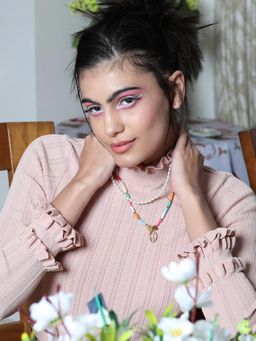 Odette - Stunning Multicoloured Layered Necklace