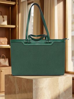 ESBEDA - Green Pu Solid Handbag