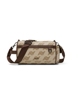 Aldo - Brown Synthetic Printed Slingbag with Detachable Strap
