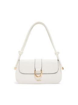 Aldo - White Synthetic Solid Handbag