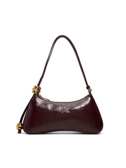 Aldo - Maroon Synthetic Solid Handbag