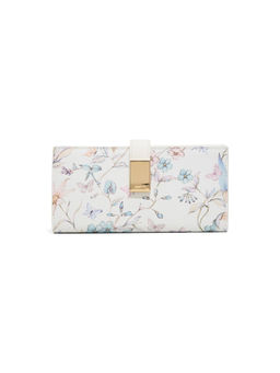 Aldo - White Synthetic Floral Wallet