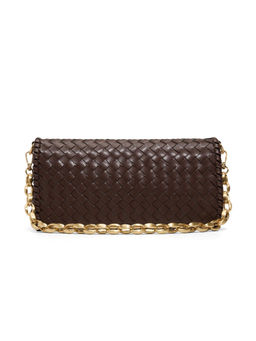 Aldo - Brown Synthetic Textured Slingbag