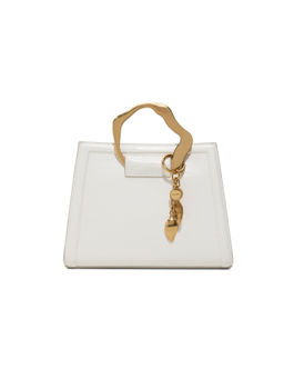 Aldo - Beige Synthetic Solid Handbag with Detachable Strap