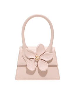 Aldo - Pink Synthetic Solid Handbag with Detachable Strap