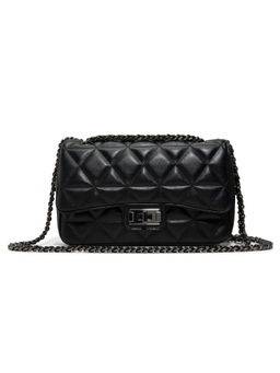 Aldo - Black Synthetic Textured Slingbag
