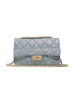 Aldo - Blue Textile Textured Slingbag
