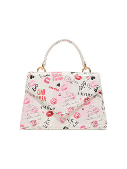 Aldo - Multi-Color Synthetic Printed Handbag with Detachable Strap