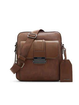 Aldo - Brown Synthetic Solid Crossbody Bag