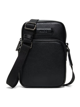 Aldo - Black Synthetic Solid Crossbody Bag