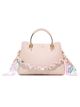Aldo - Pink Synthetic Solid Handbag with Detachable Strap