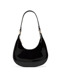 Call It Spring - Black Synthetic Solid Handbag with Detachable Strap