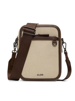Aldo - Beige Synthetic Solid Crossbody Bag