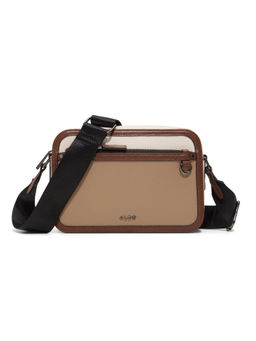 Aldo - Brown Synthetic Solid Crossbody Bag