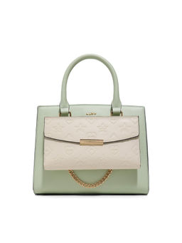 Aldo - Green Synthetic Solid Handbag with Detachable Strap