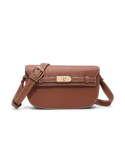 Call It Spring - Brown Synthetic Solid Slingbag