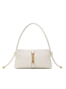 Aldo - White Synthetic Textured Handbag