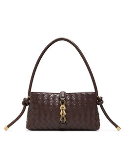 Aldo - Brown Synthetic Textured Handbag