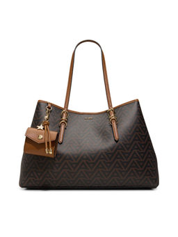 Aldo - Brown Synthetic Printed Handbag