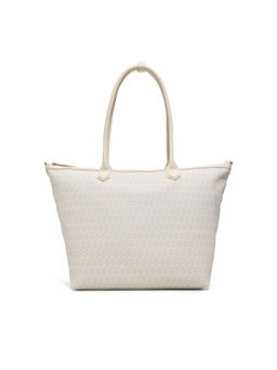 Call It Spring - Beige Synthetic Printed Tote Bag