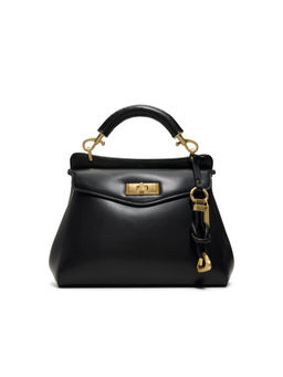Aldo - Black Synthetic Solid Handbag with Detachable Strap