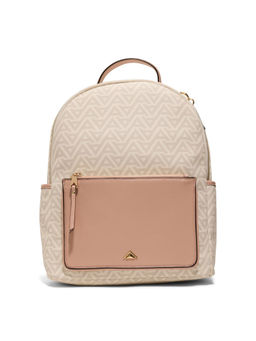 Aldo - Beige Synthetic Printed Backpack