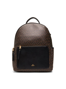 Aldo - Brown Synthetic Printed Backpack