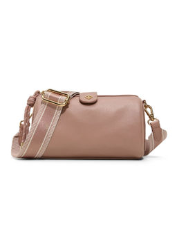 Call It Spring - Pink Synthetic Solid Slingbag with Detachable Strap