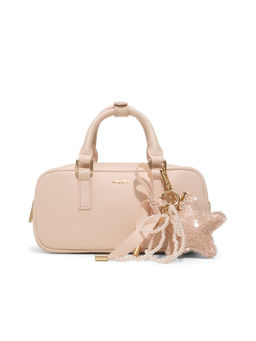 Aldo - Pink Synthetic Solid Handbag with Detachable Strap