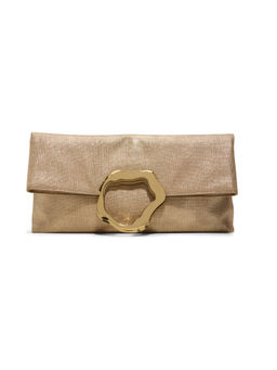 Aldo - Gold Synthetic Solid Clutch
