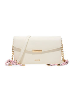 Aldo - White Synthetic Solid Slingbag