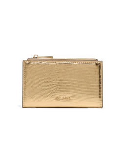 Aldo - Gold Synthetic Solid Wallet