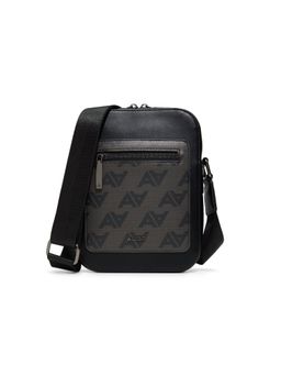 Aldo - Black Synthetic Printed Crossbody Bag
