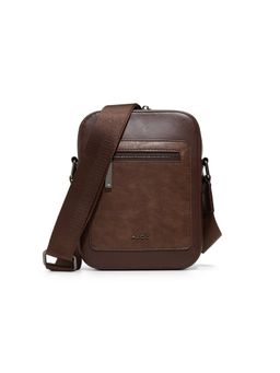 Aldo - Brown Synthetic Solid Crossbody Bag