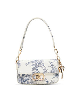 Aldo - Navy Blue Synthetic Printed Handbag